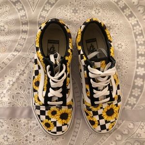 Custom Sunflower Vans